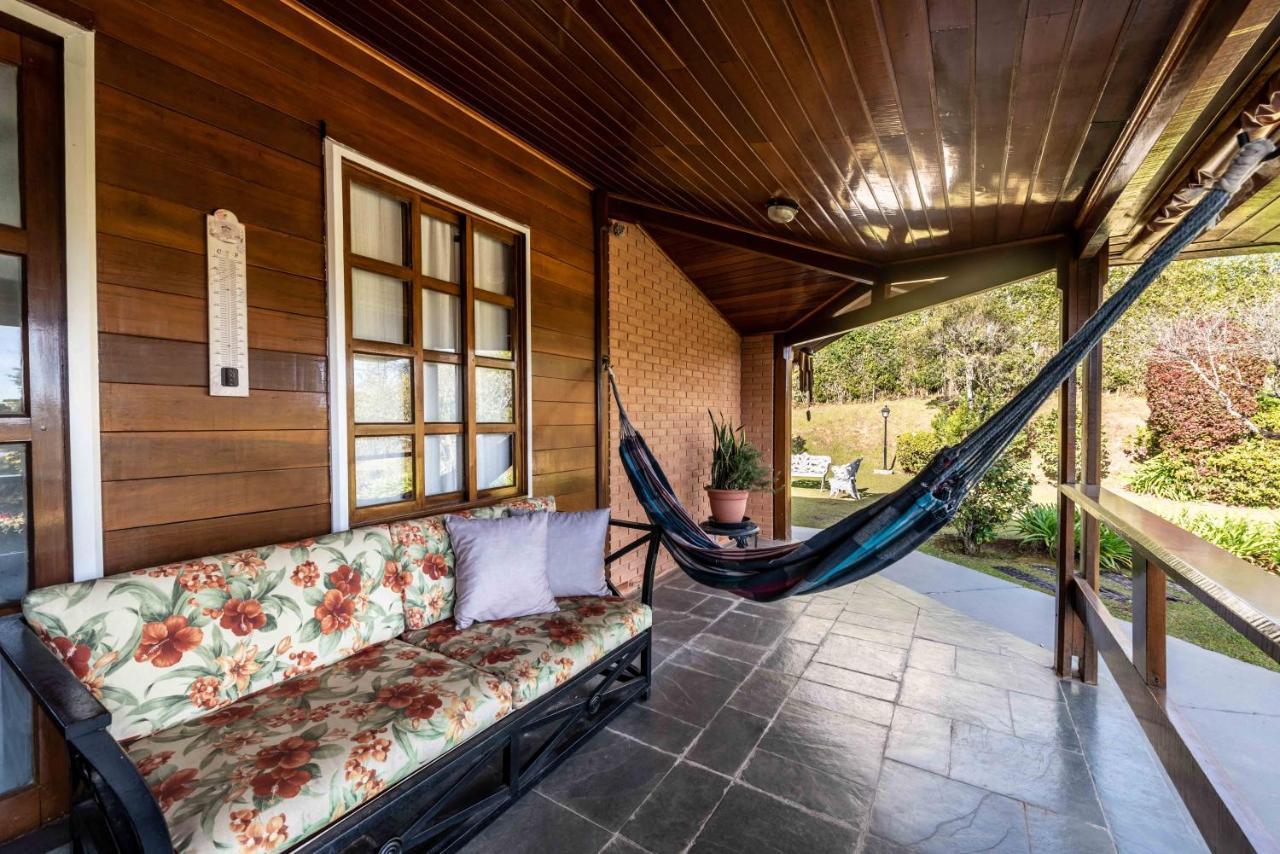 Casa de férias Intimista Com Lareira, Churrasqueira E Vista Fantastica